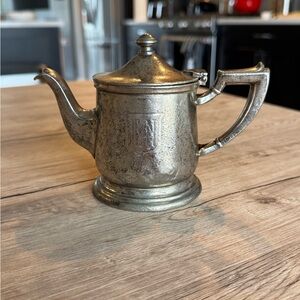 Antique Vintage Silver Teapot